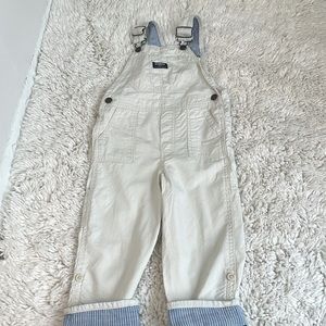 Oshkosh B’gosh khaki toddler overalls. Size 4T.